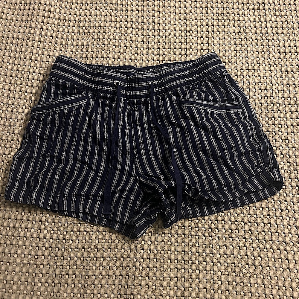 Gap Shorts, Size: XS, Color: Navy Blue and White Striped, Condition: Like New